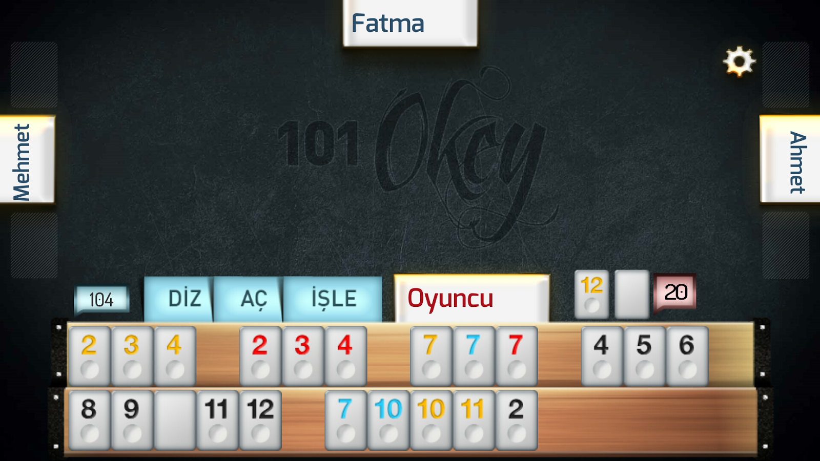 101 Okey Oyunu Oyna