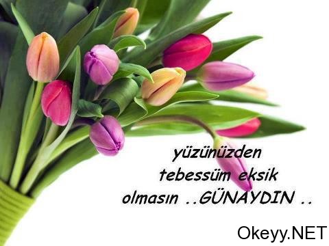 Yüzünüzden tebessüm eksik olmasin Günaydın